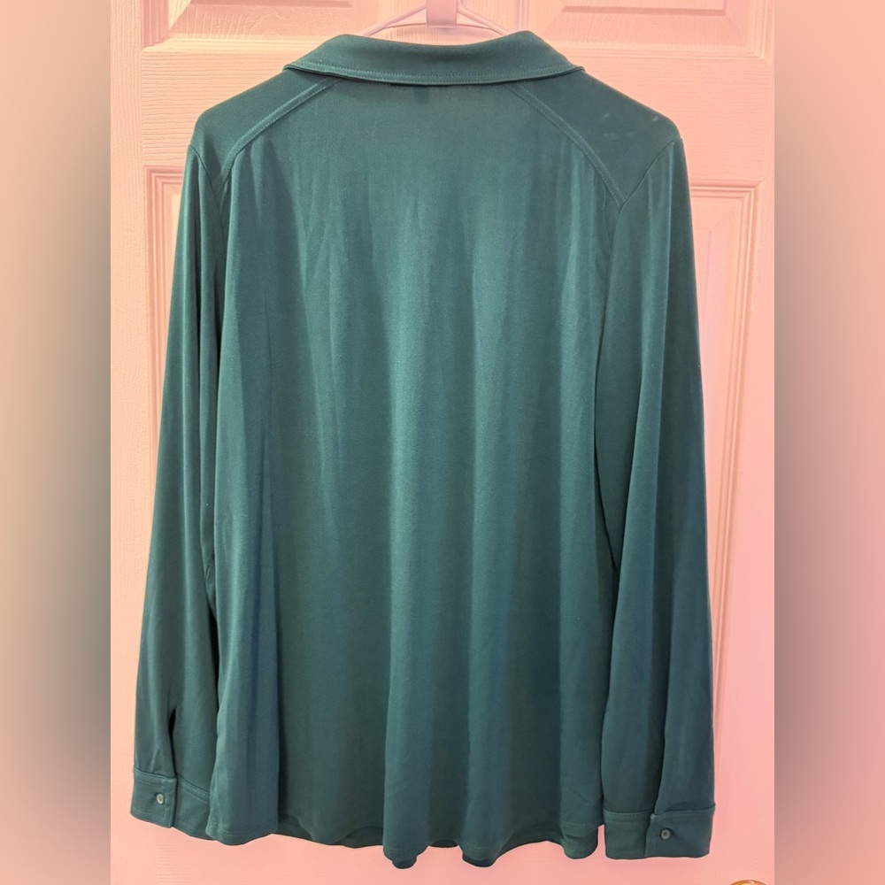 Adrianna Papell Long Sleeve Top | Size XL - Picture 2 of 5